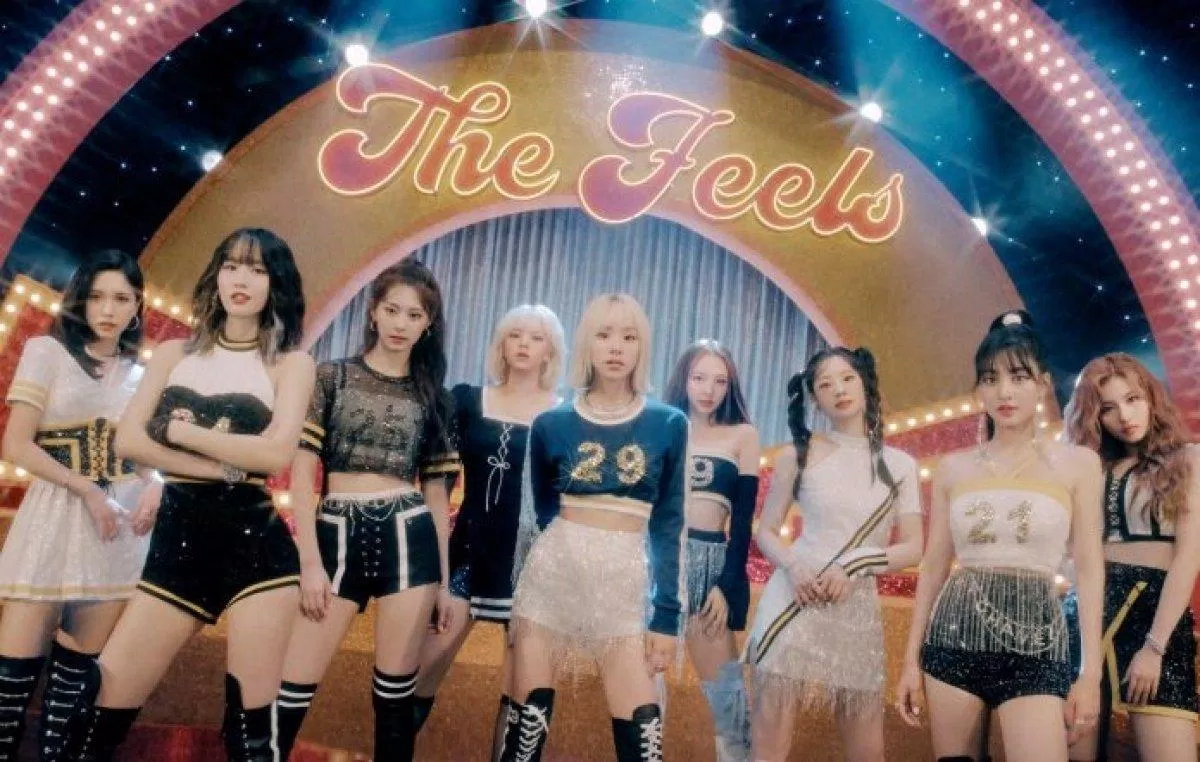 TWICE năng động trong "The Feels" (Nguồn: Internet).