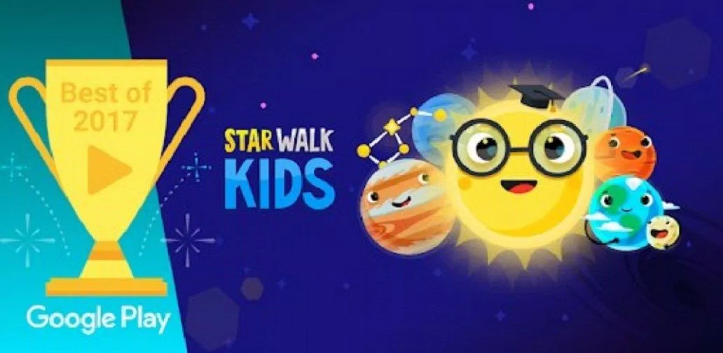 Đây là ứng dụng giúp bé tìm hiểu về thiên văn học (Ảnh: Internet). Đây là ứng dụng giúp bé tìm hiểu về thiên văn học (Ảnh: Internet).