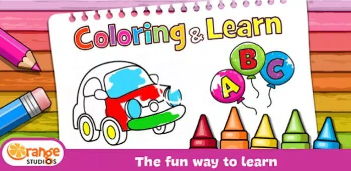 Ứng dụng giúp bé học hỏi với các màu sắc (Ảnh: Internet).