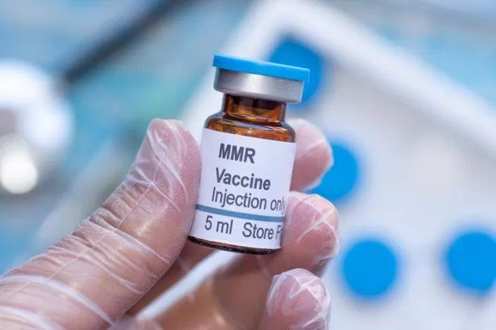Vaccine MMR ngừa bệnh sởi, quai bị, rubella (Ảnh: Internet).
