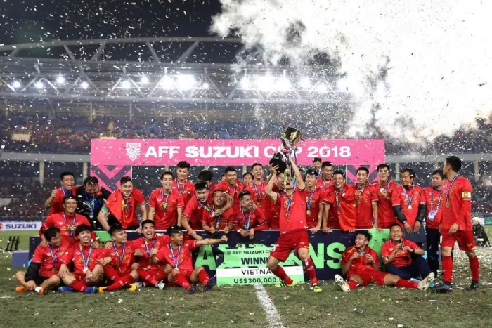 Việt Nam là đương kim vô địch của giải AFF Suzuki Cup (Nguồn: Internet).