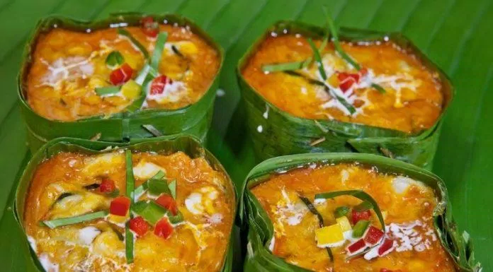 Món ăn được dùng kèm nước dừa (Nguồn: Internet).
