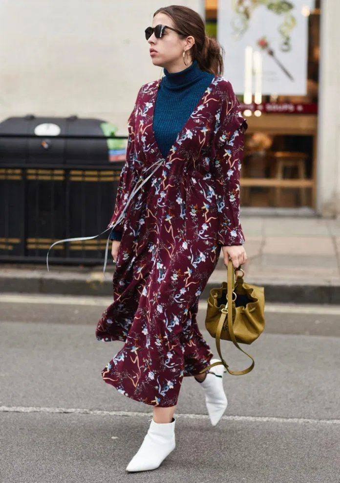 Mix cùng đầm hoa cũng là một gợi ý hay ho (Nguồn: Internet)