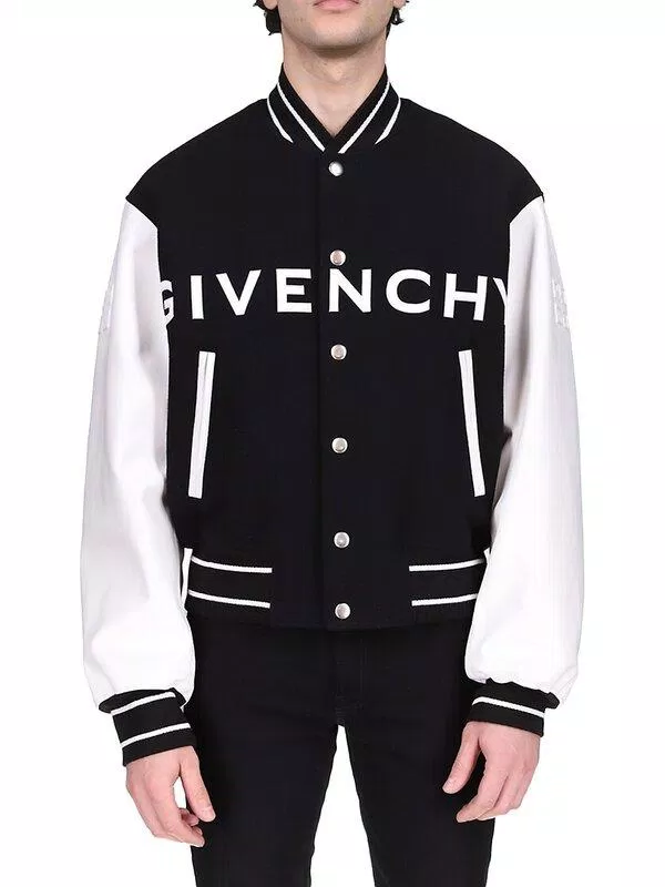 Áo khoác Givenchy với dòng chữ nổi bật (Nguồn: Internet)