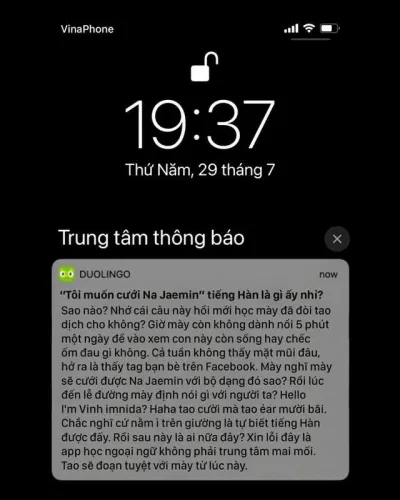 Sử dụng những câu đùa vui và thậm chí là đe dọa tinh thần nếu bạn không vào học (Nguồn: Internet). Sử dụng những câu đùa vui và thậm chí là đe dọa tinh thần nếu bạn không vào học (Nguồn: Internet).