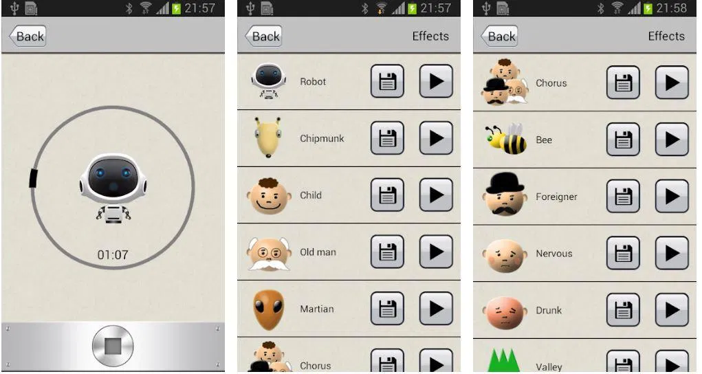 Ứng dụng thay đổi giọng nói Voice Changer (Ảnh: Internet). Ứng dụng thay đổi giọng nói Voice Changer (Ảnh: Internet).