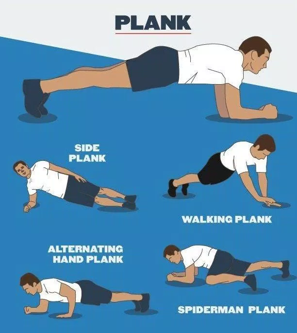 Các động tác Plank tuy khó nhưng mang lại nhiều hiệu quả (Nguồn: Internet).