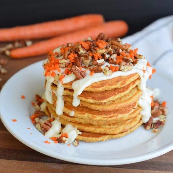 Bánh pancake cà rốt (Ảnh: Internet). Bánh pancake cà rốt (Ảnh: Internet).