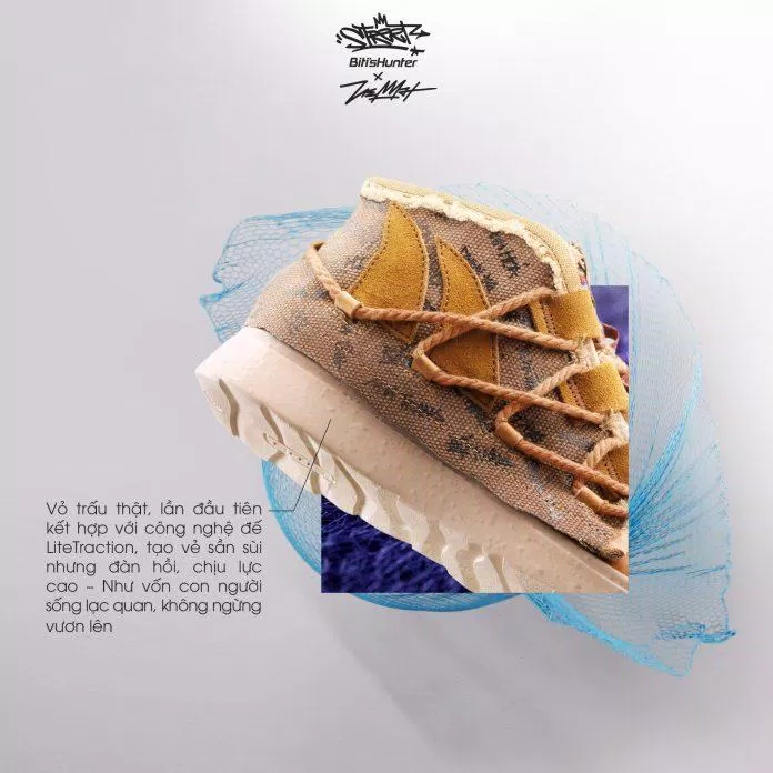 Les semelles de chaussures fabriquent de la glace à partir de vraies balles de riz (source : Internet)