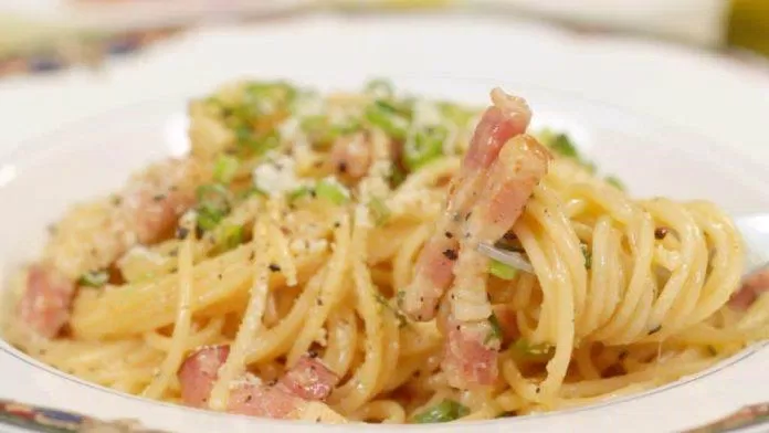 Pasta carbonara nổi tiếng khắp thế giới (Nguồn: Internet)
