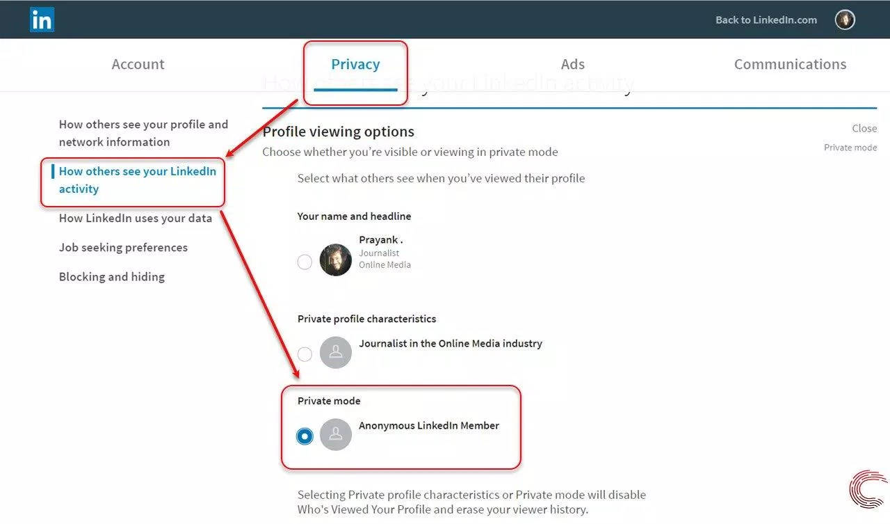 Cài đặt tài khoản LinkedIn (Ảnh: Internet). Cài đặt tài khoản LinkedIn (Ảnh: Internet).