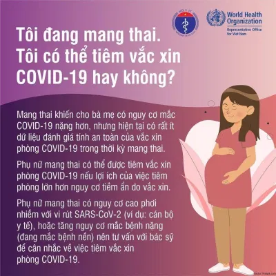 Mang thai có thể tiêm vắc xin hay không? (Ảnh: Internet) Mang thai có thể tiêm vắc xin hay không? (Ảnh: Internet)