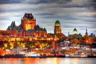 Thành phố cổ Québec cực lãng mạn ở Canada (Ảnh: Internet). Thành phố cổ Québec cực lãng mạn ở Canada (Ảnh: Internet).