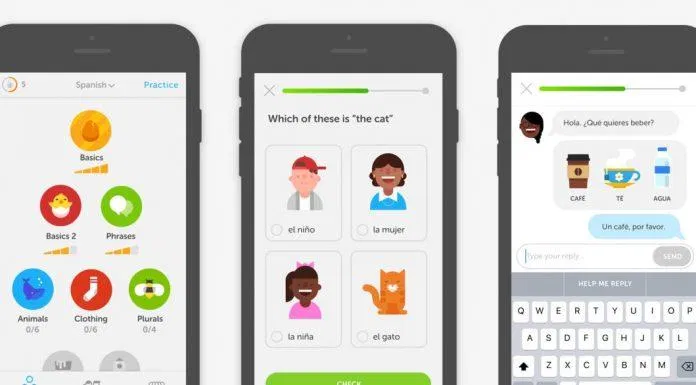 Các bài học trên Duolingo (Ảnh: Internet). Các bài học trên Duolingo (Ảnh: Internet).