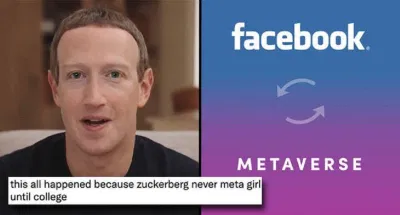 Thực ra là vì ông chủ của Meta chưa từng được "meet a" cô gái nào cho đến khi lên đại học? (Ảnh: Internet). Thực ra là vì ông chủ của Meta chưa từng được "meet a" cô gái nào cho đến khi lên đại học? (Ảnh: Internet).
