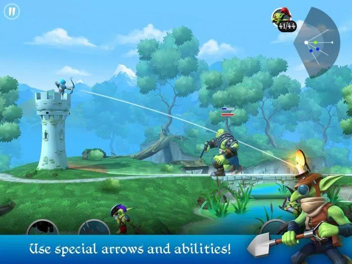 Game bắn cung cho điện thoại Tiny Archers (Ảnh: Internet). Game bắn cung cho điện thoại Tiny Archers (Ảnh: Internet).