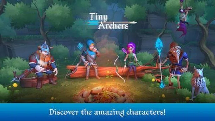 Game bắn cung cho điện thoại Tiny Archers (Ảnh: Internet).