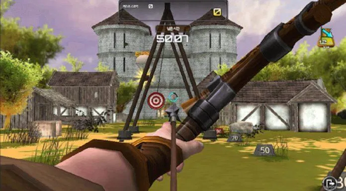 Game bắn cung cho điện thoại Archery Big Match (Ảnh: Internet).