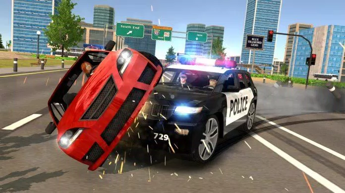 Game Police Car Chase trên điện thoại (Ảnh: Internet). Game Police Car Chase trên điện thoại (Ảnh: Internet).