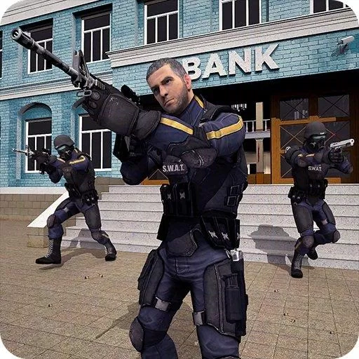 Game NY Police Heist Shooting Game trên điện thoại (Ảnh: Internet).