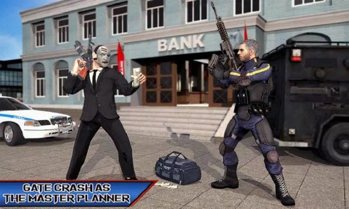 Game NY Police Heist Shooting Game trên điện thoại (Ảnh: Internet).