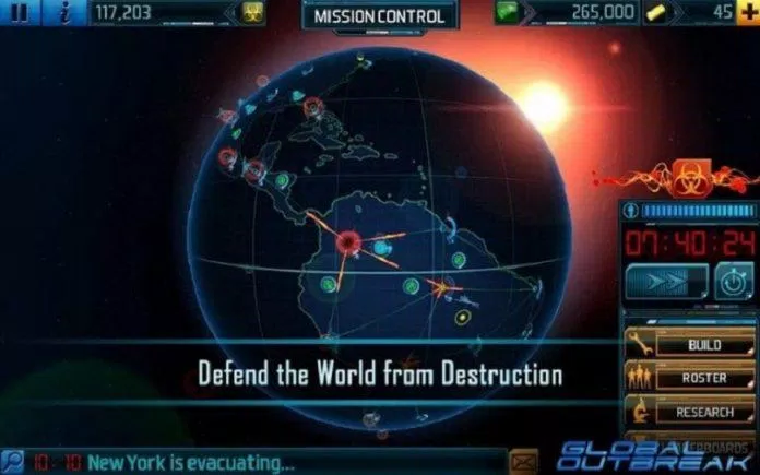 Game mô phỏng dịch bệnh Global Outbreak (Ảnh: Internet).