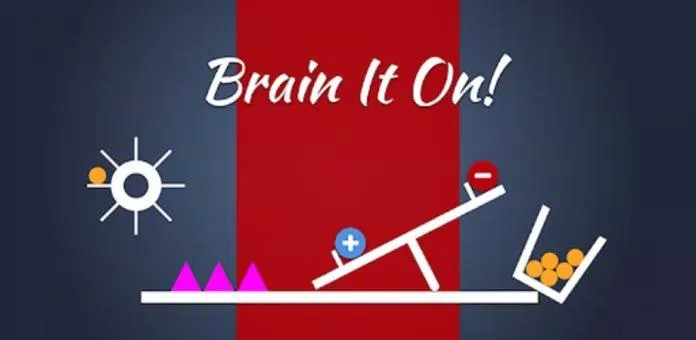 Game giải đố trên điện thoại Brain It On! (Ảnh: Internet). Game giải đố trên điện thoại Brain It On! (Ảnh: Internet).