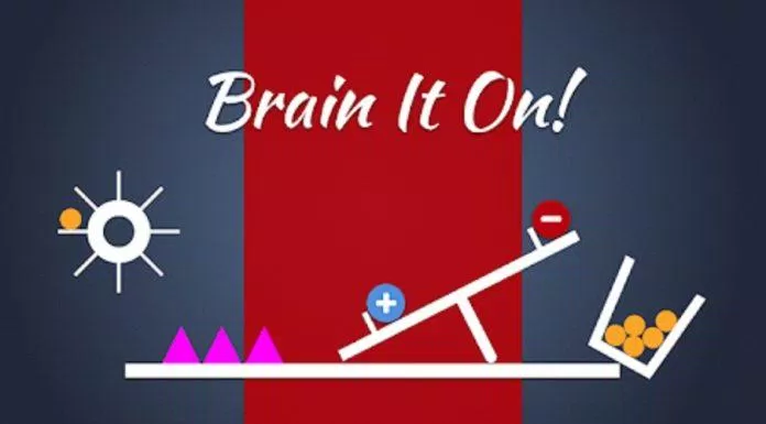 Game giải đố trên điện thoại Brain It On! (Ảnh: Internet).