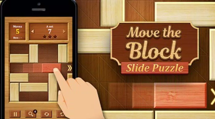 Game giải đố Move the Block cho điện thoại (Ảnh: Internet).