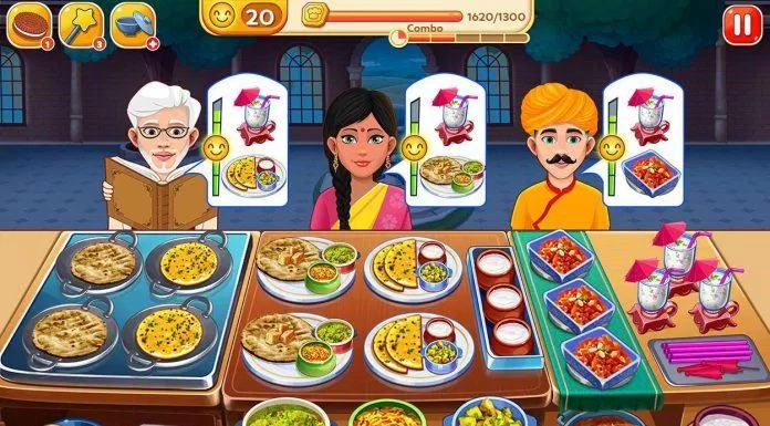 Game nấu ăn Indian Cooking Express dành cho Android và iOS (Ảnh: Internet).
