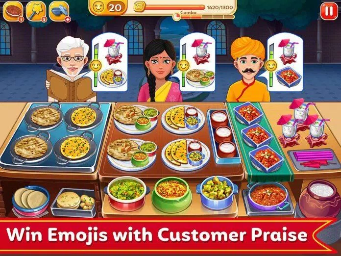 Game nấu ăn Indian Cooking Express dành cho Android và iOS (Ảnh: Internet).