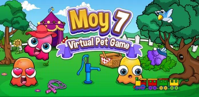 Game nuôi thú cưng Moy 7 trên điện thoại (Ảnh: Internet).