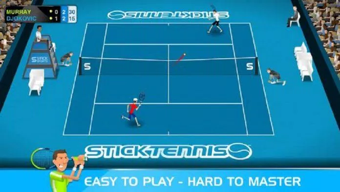 Game Stick Tennis trên điện thoại (Ảnh: Internet).