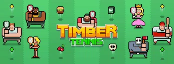 Game Timber Tennis trên điện thoại (Ảnh: Internet).