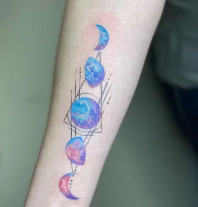 Hình xăm đẹp cho nữ. (Ảnh: Internet)