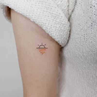 Hình xăm đẹp cho nữ. (Ảnh: Internet)