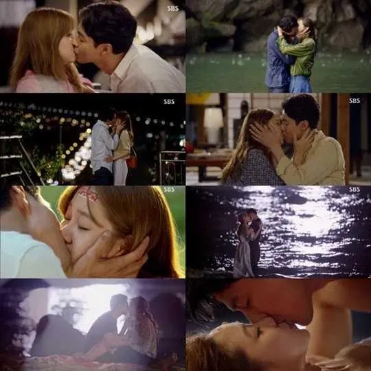 Cảnh hôn của Jo In Sung và Gong Hyo Jin. (Nguồn: Internet)