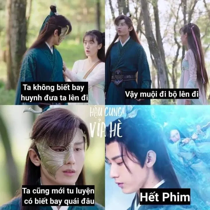 Bỏ đi, ta cũng làm gì biết bay. (Ảnh: Hậu cung vỉa hè)