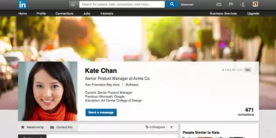 Hồ sơ trên LinkedIn (Ảnh: Internet). Hồ sơ trên LinkedIn (Ảnh: Internet).