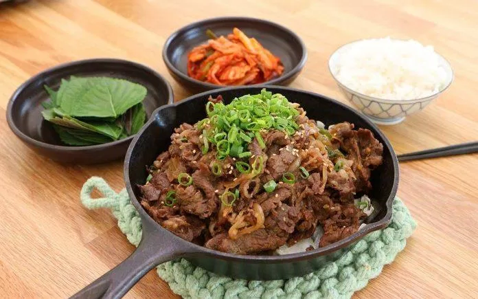 Thịt bò nướng Bulgogi là một món ăn phổ biến (nguồn: internet).