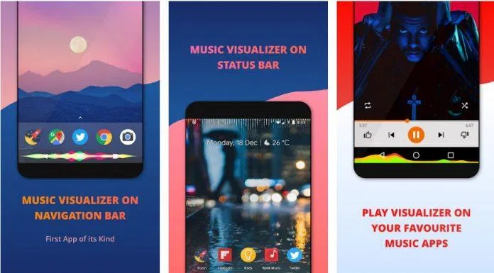 Ứng dụng Muviz thay đổi giao diện Android khi phát nhạc (Ảnh: Internet). Ứng dụng Muviz thay đổi giao diện Android khi phát nhạc (Ảnh: Internet).