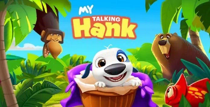 Game My Talking Hank trên điện thoại (Ảnh: Internet).