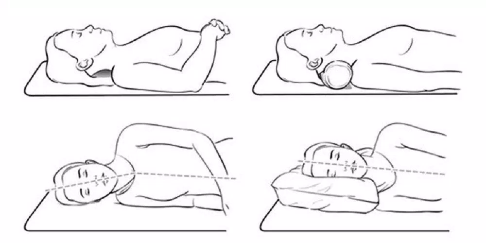 Gối giữ cho đầu và cổ luôn thẳng hàng (Ảnh: Internet). Gối giữ cho đầu và cổ luôn thẳng hàng (Ảnh: Internet).