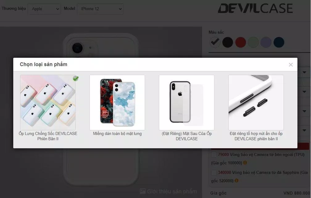 Các loại sản phẩm hiện có trên trang tiếng Việt (Ảnh: BlogAnChoi). Các loại sản phẩm hiện có trên trang tiếng Việt (Ảnh: BlogAnChoi).