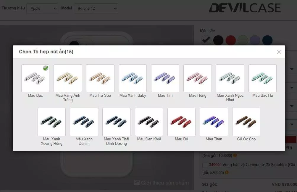 Phần nút bấm cũng được trang trí nhiều màu sắc đẹp mắt (Ảnh: BlogAnChoi). Phần nút bấm cũng được trang trí nhiều màu sắc đẹp mắt (Ảnh: BlogAnChoi).