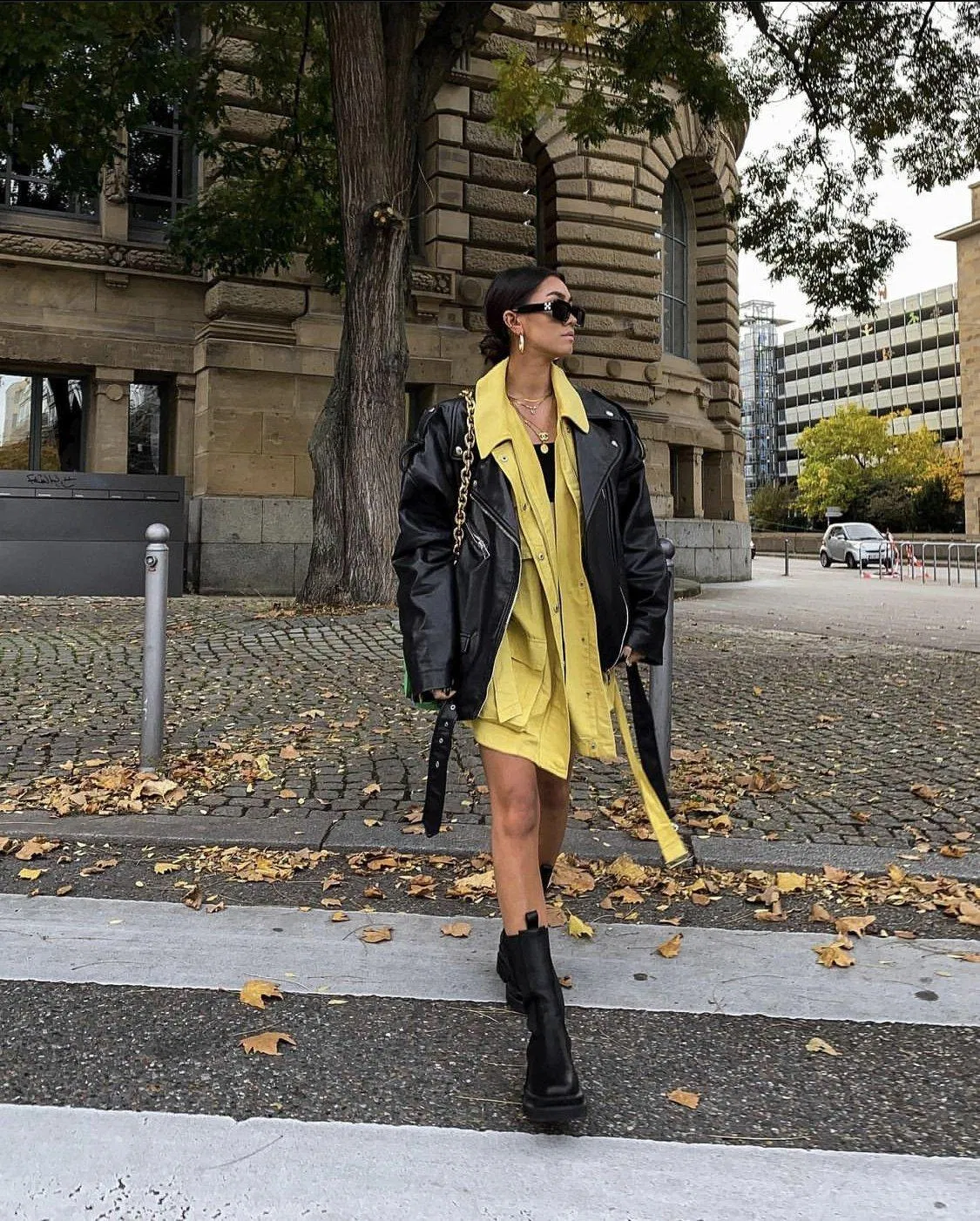 Hiện đại và phá cách cùng biker jacket (nguồn: internet)