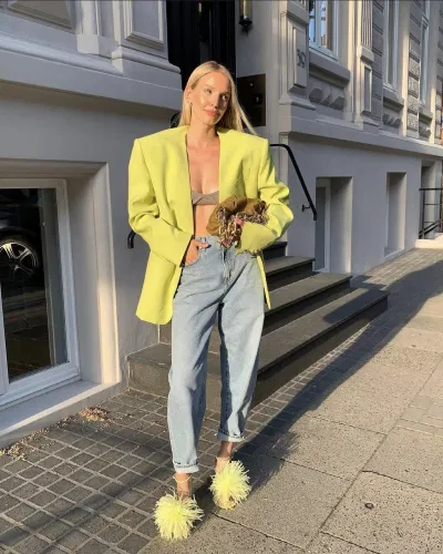 Mix và match cùng blazer boyfriend (nguồn: internet)