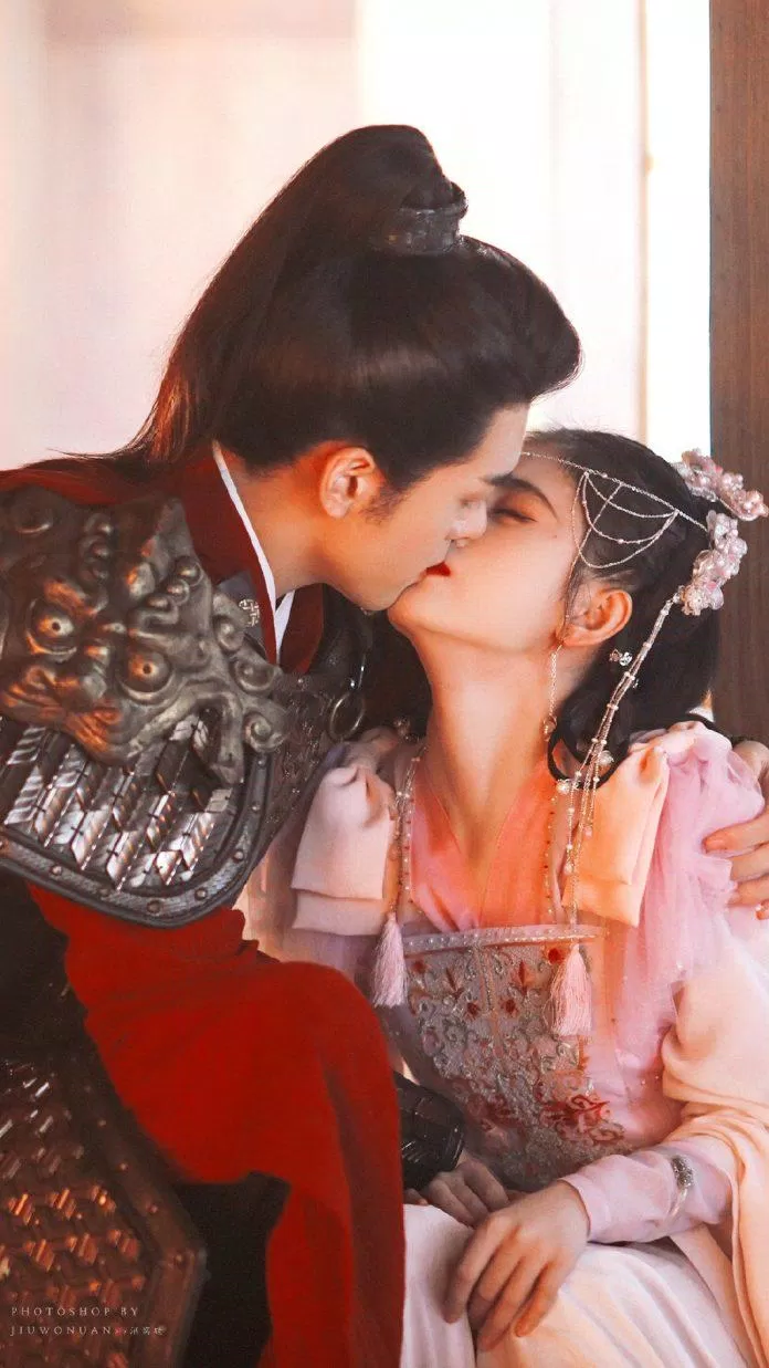Màn cưỡng hôn nam chính của Khương Bảo Ninh. (Ảnh: Internet)