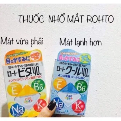 Thuốc nhỏ mắt Rohto Vita 40 Nhật Bản (Ảnh: internet)