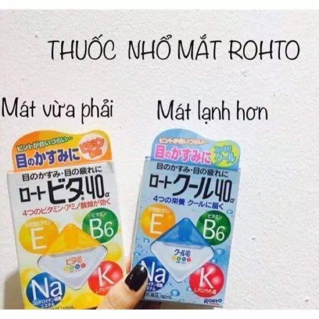 Thuốc nhỏ mắt Rohto Vita 40 Nhật Bản (Ảnh: internet)